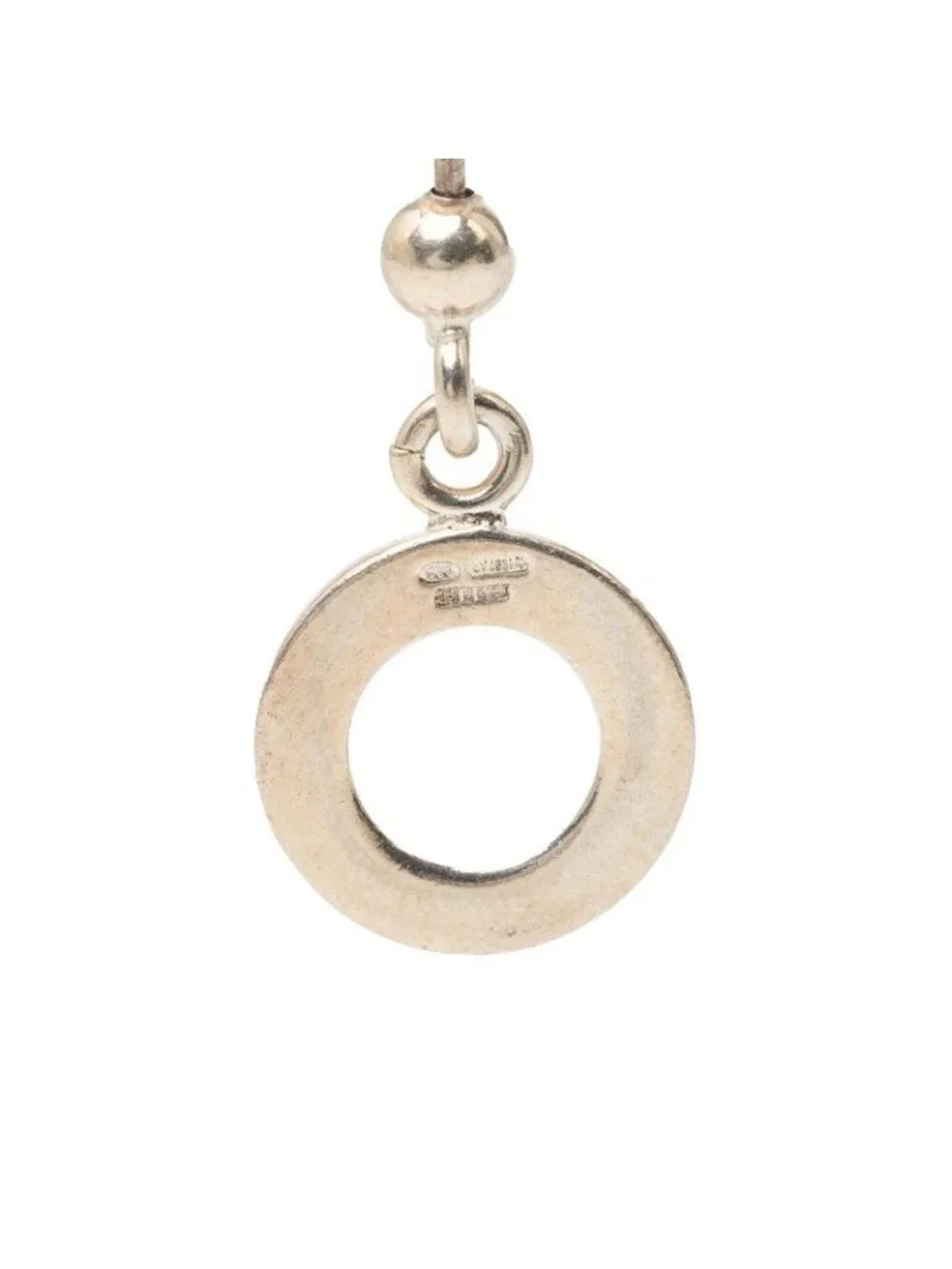 Gucci Logo Ball Chain Bracelet Silver